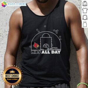Pretty Mikel Brown Jr. Louisville Cardinals All Day Tank Top in vibrant red, perfect for game day or casual wear.