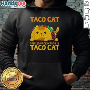 Cinco de Mayo hoodie featuring a playful 'Taco Cat' design, perfect for celebrating with style and humor.