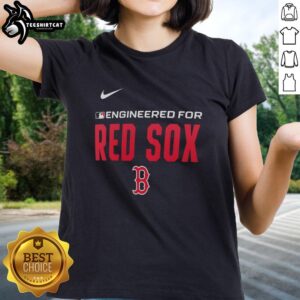 Original Engineered For Boston Red Sox MLB Logo T-Shirt - Image 3