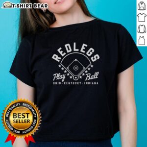 Top Redlegs Oki Baseball Play Ball tee for ladies in Ohio, Kentucky, and Indiana - perfect for sports fans.