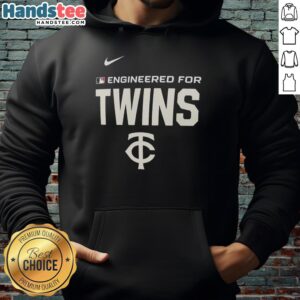 Nice Engineered For Minnesota Twins MLB Logo T-Shirt - Image 2