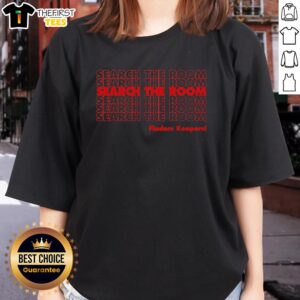 Official Search the Room Finders Keepers ladies tee featuring a stylish design perfect for escape room enthusiasts.