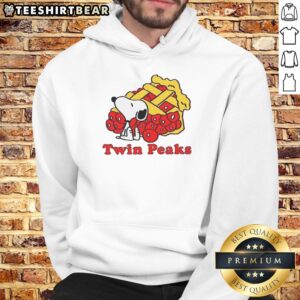 Alt Text: Official Snoopy Twin Peaks Hoodie featuring a unique design with Snoopy and iconic Twin Peaks elements. Perfect for fans!