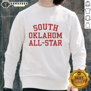 Original South Oklahoma All-Stars Sweatshirt featuring vibrant colors and a stylish design, perfect for sports fans.