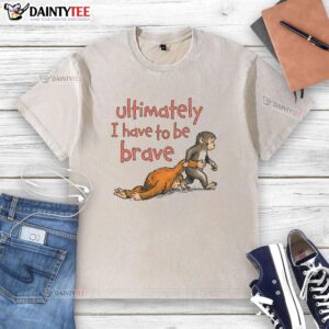 Alt Text: Cute 'Punch The Monkey' washed t-shirt showcasing a playful design, perfect for casual and brave fashion enthusiasts.