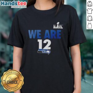 Seattle Seahawks 2025 NFC Super Bowl LX women's tee, 'Fast As Fast Gets', featuring vibrant team colors and logo.