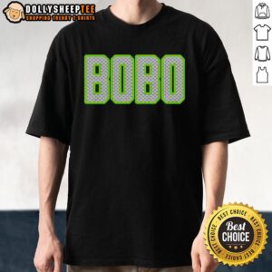 Alt Text: Premium Bobo custom neon green pattern Seattle Seahawks t-shirt showcasing vibrant design and team spirit.
