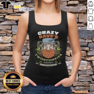 Awesome Crazy Dave Fertilizer vintage tank top featuring colorful graphics and a classic fit for stylish gardening enthusiasts.
