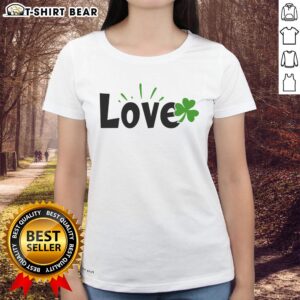Official Love Irish Ladies Tee featuring a stylish design perfect for showcasing Irish pride and fashion.