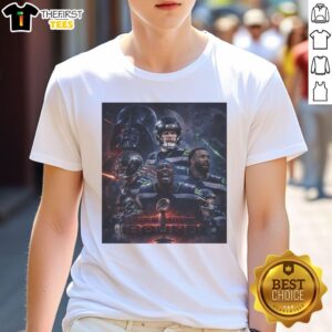 Top Seattle Seahawks X Darkside Defense Super Bowl LX 2026 Champions graphic t-shirt showcasing team pride and style.