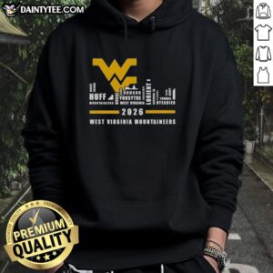 Good 2026 West Virginia Mountaineers hoodie featuring city skyline design, perfect for fans and stylish wear.