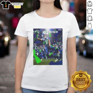 Good Jaxon Smith-Njigba celebrates Seattle Seahawks Super Bowl LX victory in 2026, wearing a stylish ladies tee.