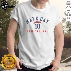 Nice Maye Day 10 New England T-Shirt featuring a vibrant design perfect for casual wear and summer outings.