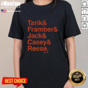 Nice Detroit Baseball Tarik & Framber & Jack & Casey & Reese T-Shirt - Image 3