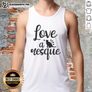 Good Love A Cat Esque Tank Top featuring a playful cat graphic, perfect for cat lovers and casual summer style.