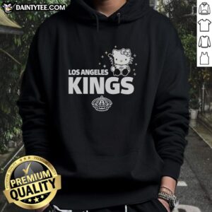 Good The Hello Kitty and LA Kings hoodie featuring a cute design, perfect for fans of both Hello Kitty and hockey.