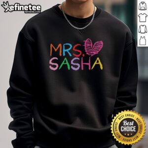 Personalized 'You Are Special' sweatshirt for teachers, featuring Mrs. Sasha design, perfect gift for educators.