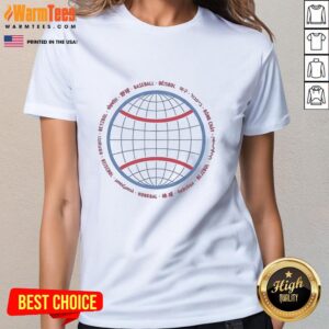 Top Baseball Is My World Ladies Tee featuring a stylish design perfect for female baseball fans.