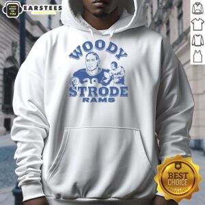 Stylish Los Angeles Rams Woody Strode hoodie featuring vibrant team colors and logo, perfect for fans and casual wear.