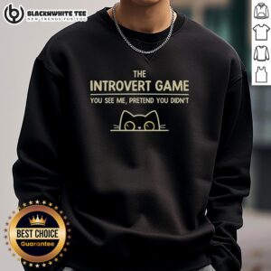 Nice The Introvert Game sweatshirt featuring a stylish design, perfect for introverts who love cozy, casual wear.