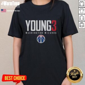 Good Trae Young 3 Washington Wizards Elite Ladies Tee featuring a stylish design for female basketball fans.