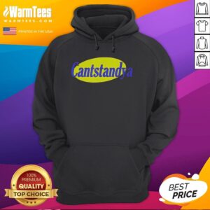 Hot Cantstandya logo hoodie featuring bold graphic design and comfortable fit for casual wear.