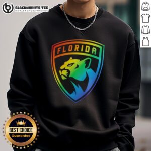 Nice Florida Panthers Team Pride Logo Sweatshirt showcasing team colors and logo, perfect for fans and game days.