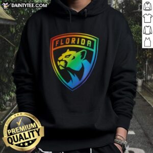 Good Florida Panthers Team Pride Logo Hoodie featuring vibrant team colors and a bold logo for passionate fans.