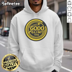 Alt Text: Premium Godo Glimt 1916 Hoodie in vibrant colors, perfect for stylish comfort and showcasing team spirit.