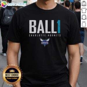 Alt Text: Good LaMelo Ball 1 Charlotte Hornets Elite T-Shirt featuring vibrant team colors and player graphics.