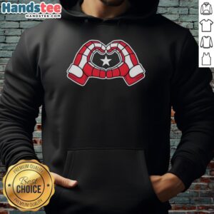 Nice USA Hockey heart gloves hoodie design featuring a stylish graphic for hockey fans.