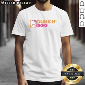 Official Dunk And Egg Logo T-Shirt featuring a stylish graphic logo design on a soft cotton fabric.
