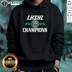 Good-LHSHL Lakewood Ranch Champions 2026 logo hoodie featuring vibrant colors and stylish design for fans.