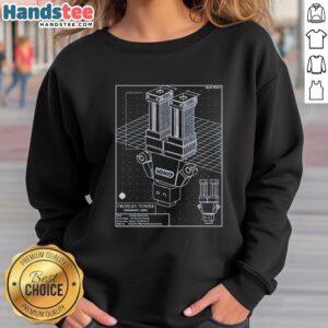 Premium Crosley Tower Blueprint Sweatshirt featuring a stylish blueprint design for cozy, modern fashion.