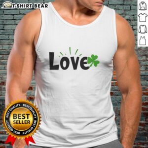 Official Love Irish Tank Top featuring a vibrant green design, perfect for showcasing your Irish pride.