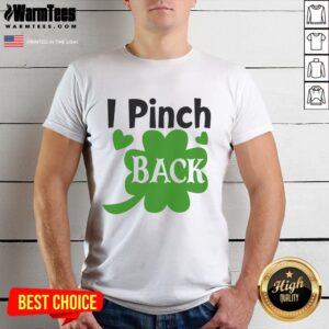 Alt Text: Pretty I Pinch Black T-Shirt featuring a stylish design perfect for casual wear and St. Patrick's Day celebrations.