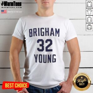 Top Jimmer Fredette Brigham Young 32 T-Shirt featuring vibrant design, perfect for BYU fans and basketball enthusiasts.