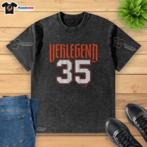 Pretty Justin Verlander Detroit Verlegend washed t-shirt featuring a vintage design and soft fabric, perfect for fans.