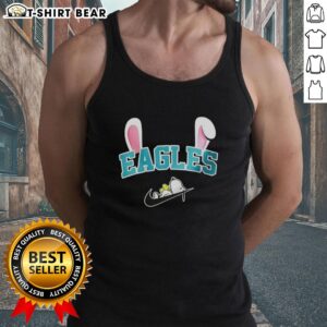 Pretty Philadelphia Eagles X Snoopy Happy Easter tank top featuring vibrant colors and festive designs for fans.