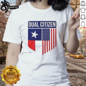 Original Dual Citizen Ladies Tee featuring a stylish design, perfect for proud dual citizens and comfortable everyday wear.