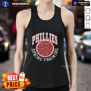 Good Philadelphia Phillies Spring Training Grapefruit Tank Top featuring vibrant team colors and logo for baseball fans.