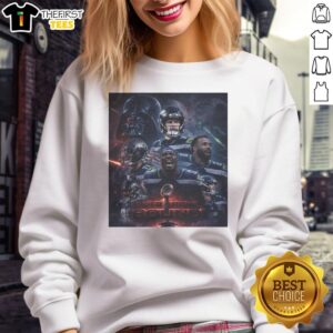 Alt Text: Top Seattle Seahawks x Darkside Defense Super Bowl LX 2026 Champions graphic sweatshirt showcasing team pride.