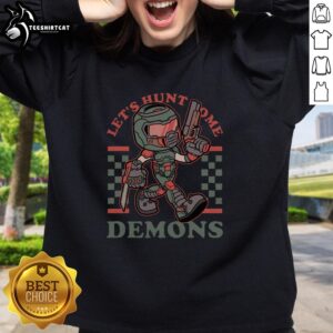 Awesome Game Mascot Demon Slayer sweatshirt featuring a fierce design perfect for gaming enthusiasts and fans.