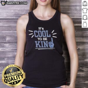 Hot Minnesota Vikings It's Cool To Be King tank top featuring bold team colors and logo for passionate fans.