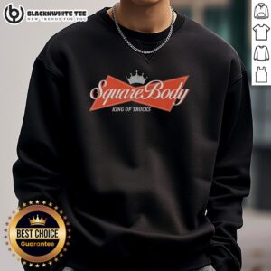 Official Square Body King of Trucks Budweiser Logo Sweatshirt featuring a bold logo design and comfortable fit.
