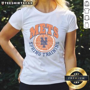 Hot New York Mets Spring Training Grapefruit Ladies Tee in vibrant colors, perfect for fans celebrating baseball season.