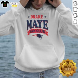 Official Drake Maye Fan Club Super Bowl LX New England Patriots Hoodie showcasing team spirit and style.