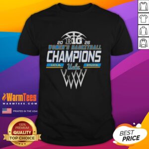 Good UCLA Bruins 2026 Big Ten Women's Basketball Champions Locker Room T-Shirt featuring team colors and logo.