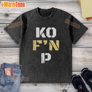 Men's Original KO FN P Washed T-Shirt in soft fabric, featuring a stylish design and comfortable fit for casual wear.