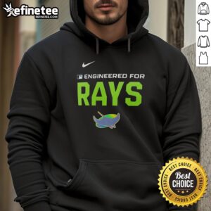 Premium Engineered For Tampa Bay Rays MLB Logo T-Shirt - Image 6